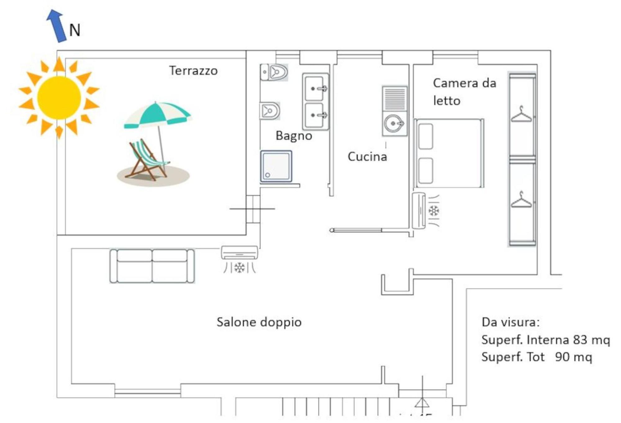 Nearpineta Appartement Rome Buitenkant foto